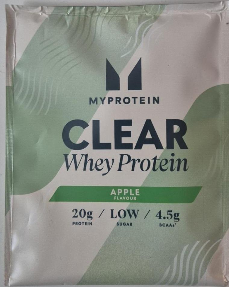 Fotografie - Clear whey protein apple MyProtein