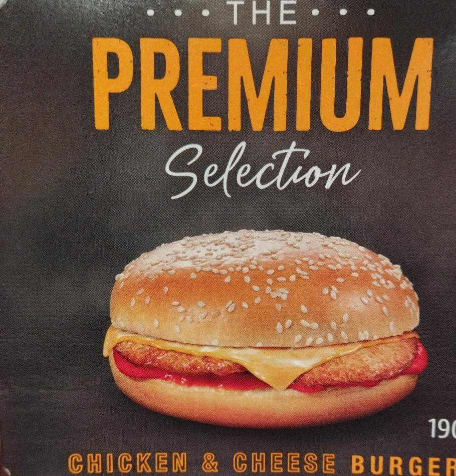 Fotografie - premium selection chicken cheese Burger