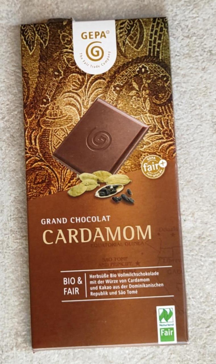 Fotografie - Grand Chocolat Cardamon GEPA