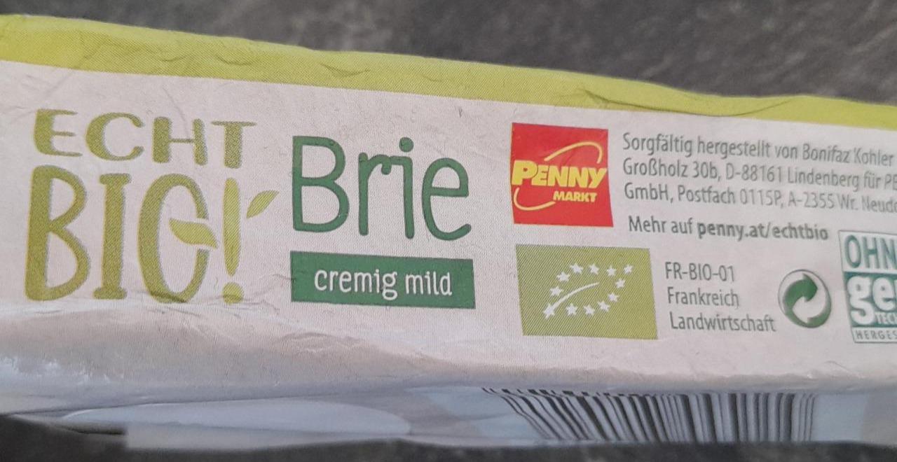 Fotografie - Brie cremig mild Echt Bio!