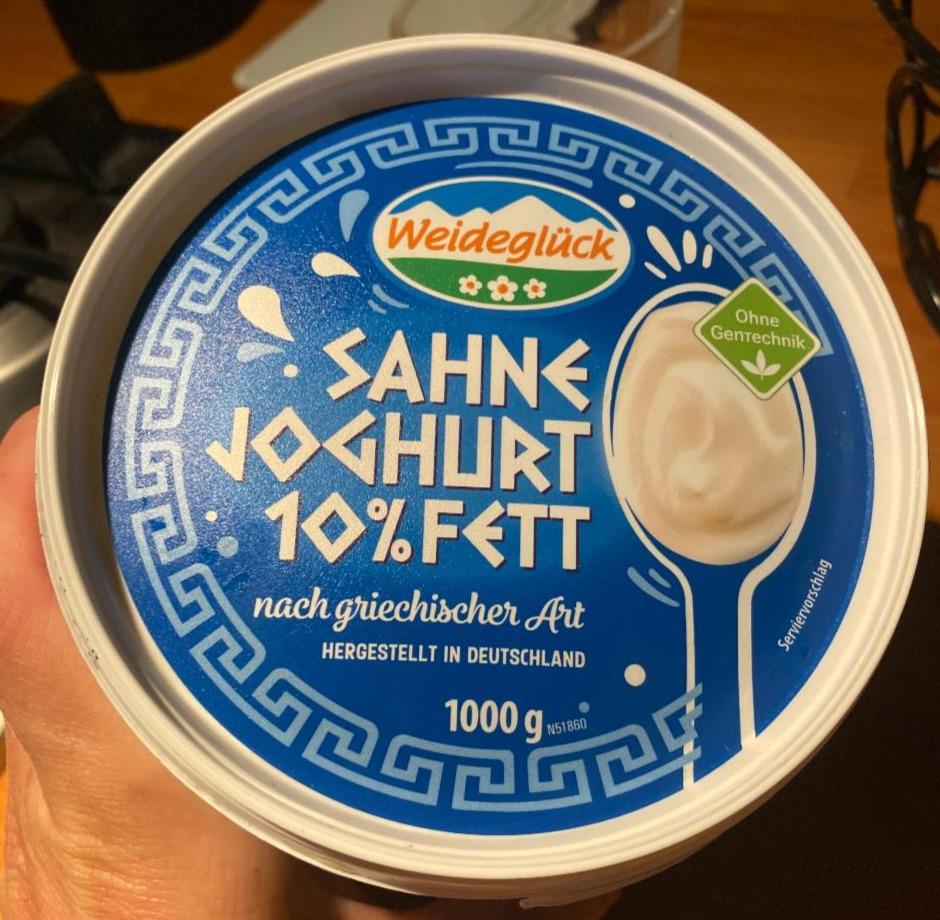 Fotografie - Sahne joghurt 10% fett nach griechischer art Weideglück