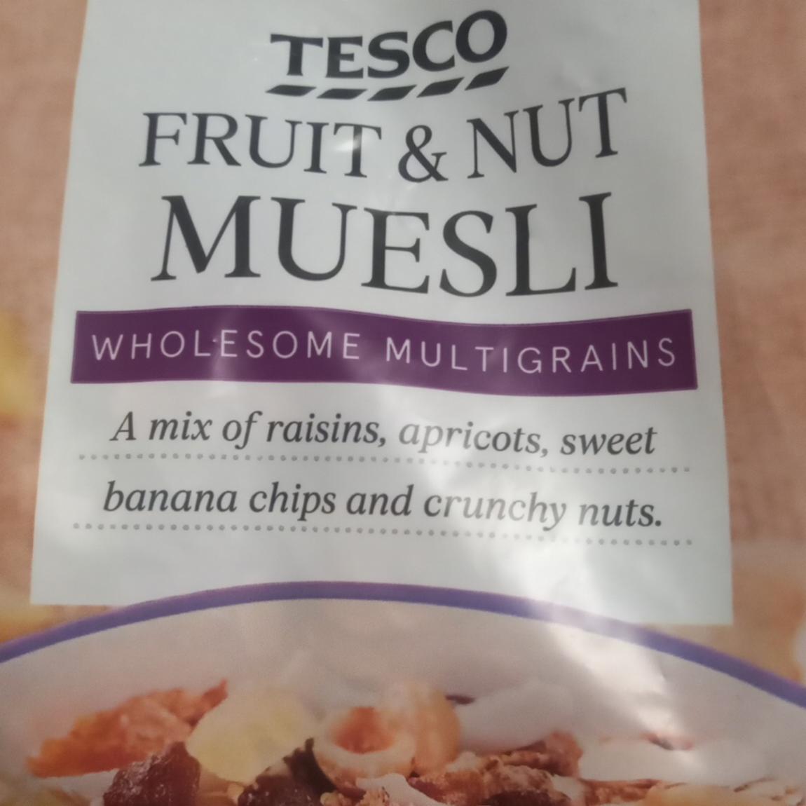 Fotografie - Tesco Finest Müsli s ovocem a ořechy