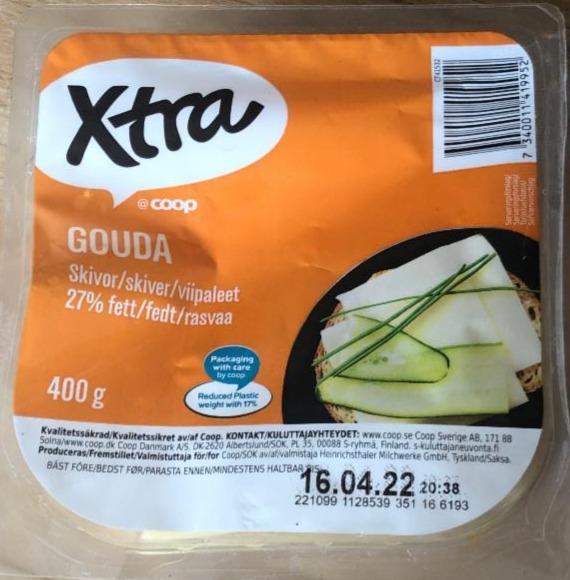 Fotografie - Gouda Skivor 27% fett Xtra coop