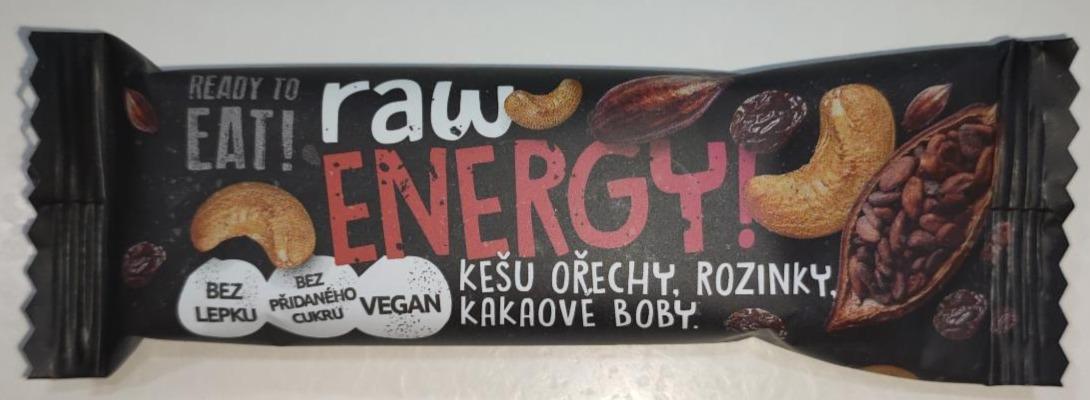 Fotografie - Raw energy rozinky, kešu a kakaové boby