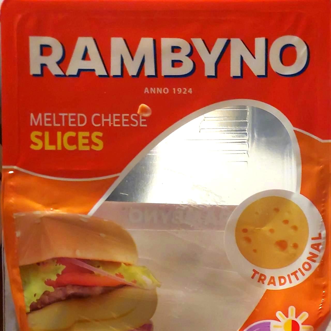 Fotografie - Melted cheese slices traditional Rambyno