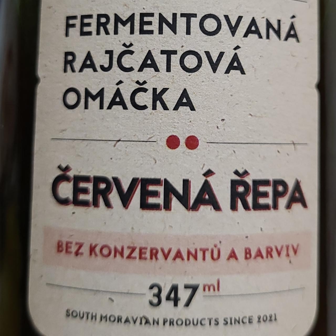 Fotografie - Fermentovaná rajčatová omáčka červená řepa Fermato