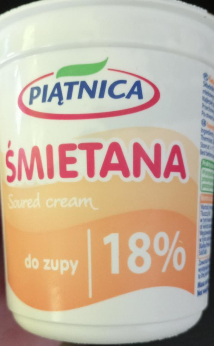 Fotografie - Śmietana 18% Piątnica