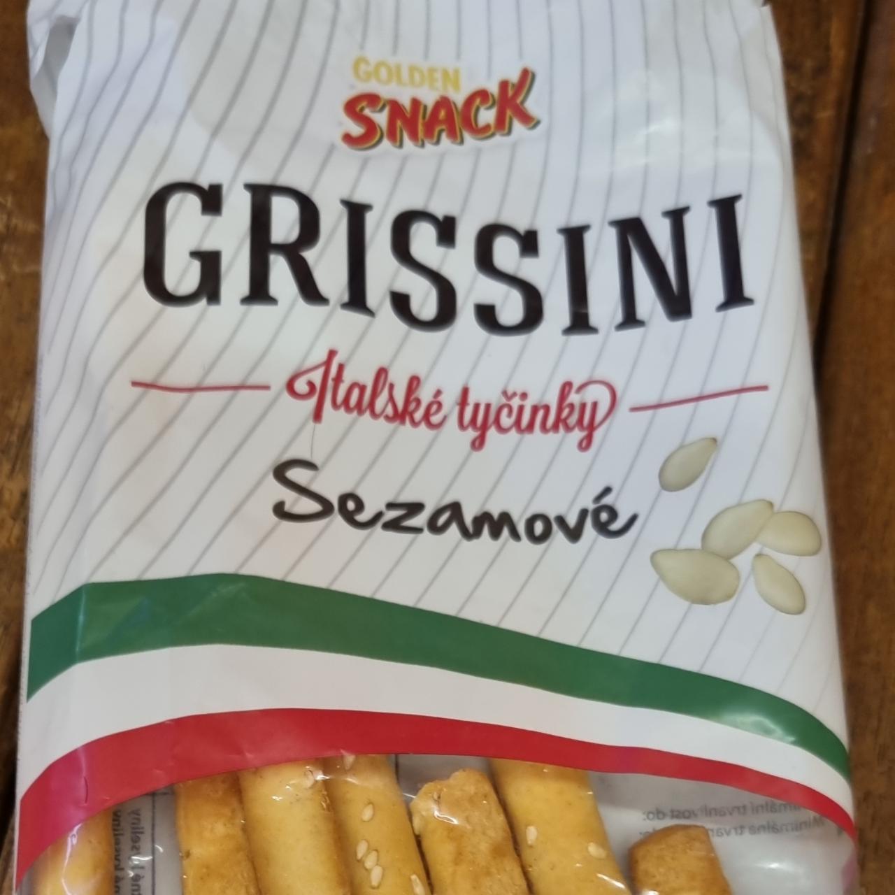 Fotografie - Grissini Italské tyčinky sezamové Golden Snack