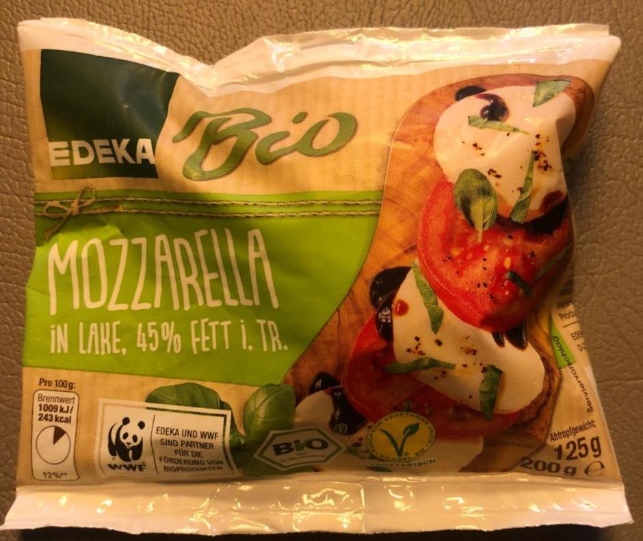 Fotografie - Bio Mozzarella in Lake 45% i.Tr. Edeka