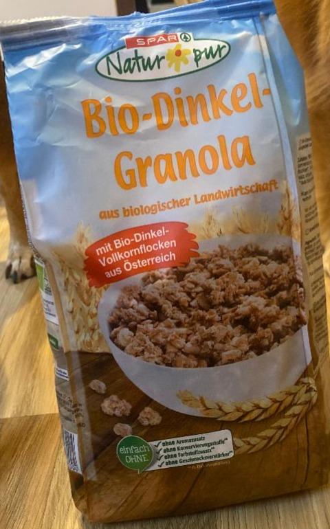 Fotografie - Bio-Dinkel-Granola SPAR Natur*pur