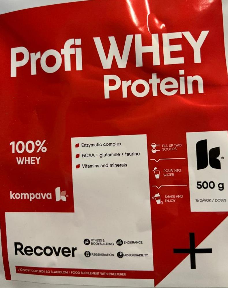 Fotografie - Profi WHEY Protein Recover Kompava