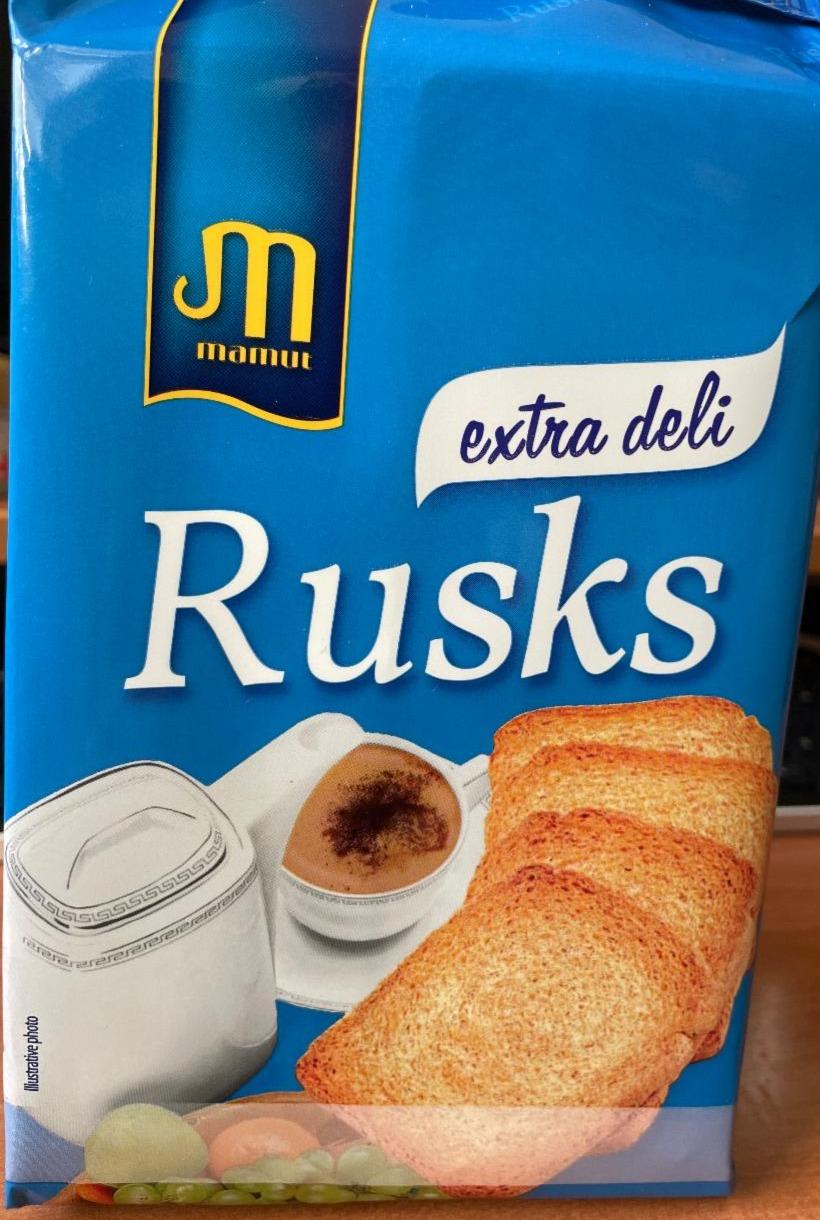 Fotografie - Rusks extra deli Mamut