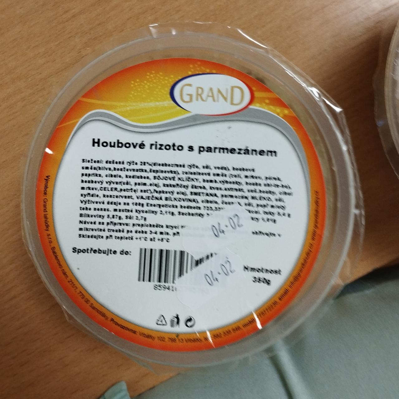 Fotografie - Houbové rizoto s parmezánem Grand