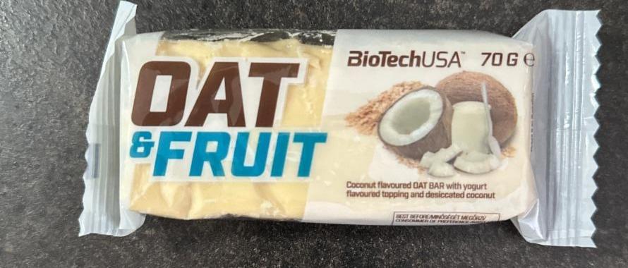 Fotografie - Oat & fruit coconut flavoured BioTechUSA