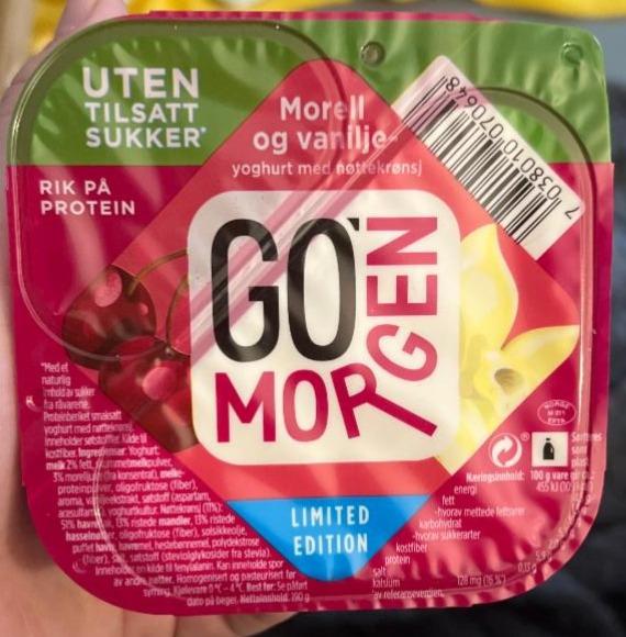 Fotografie - Yoghurt Morell og Vanilje Go'morgen