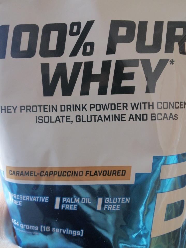 Fotografie - Pure whey Caramel-Cappuccino 100%