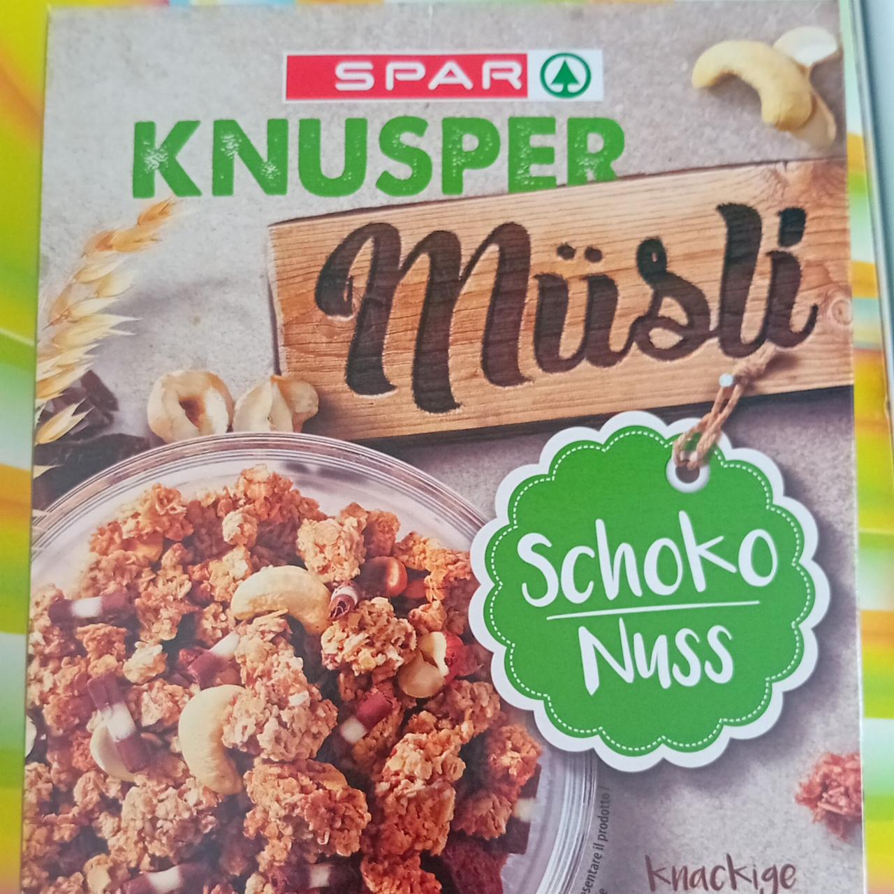 Fotografie - Knusper müsli schoko nuss Spar