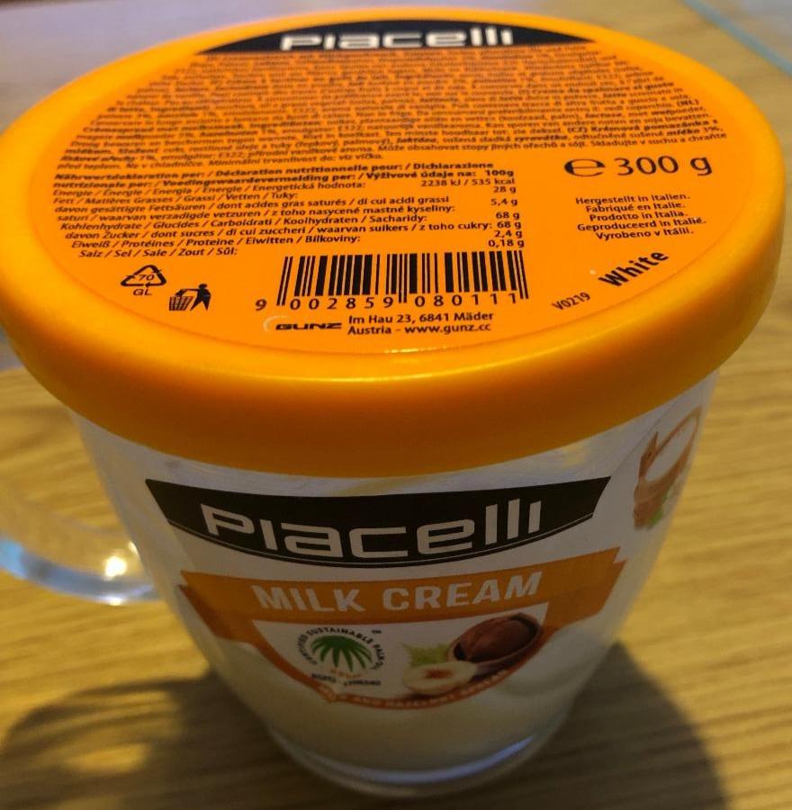 Fotografie - Milk cream Piacelli