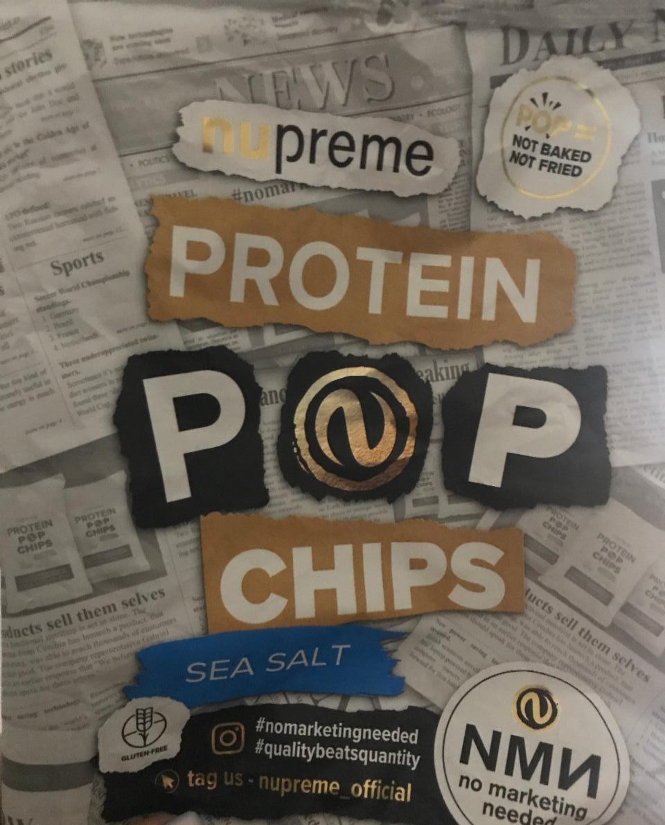 Fotografie - Protein Pop chips sea salt Nupreme