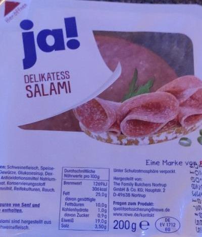 Fotografie - Delikatess Salami Ja!