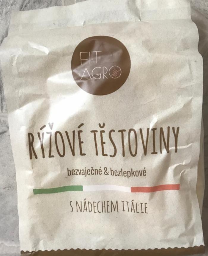 Fotografie - Rýžové těstoviny - makarony bezvaječné & bezlepkové Fit Agro