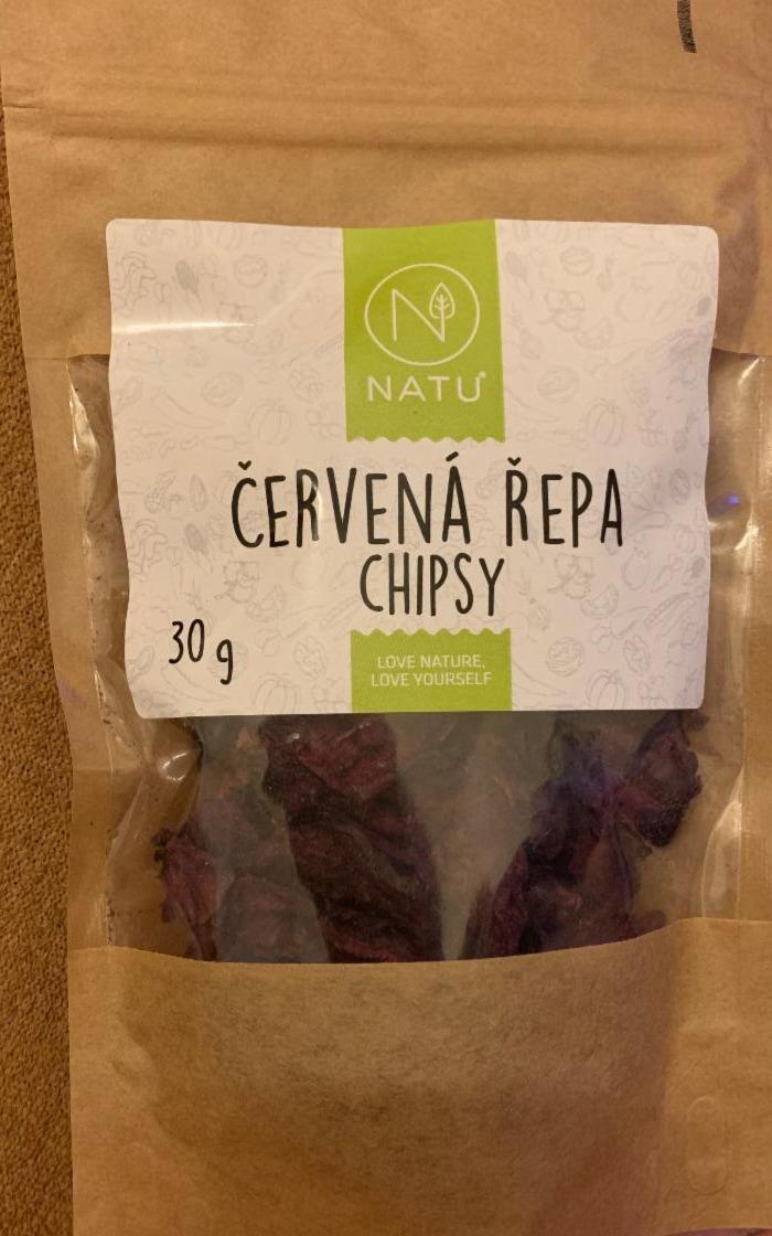 Fotografie - Červená řepa chipsy Natu