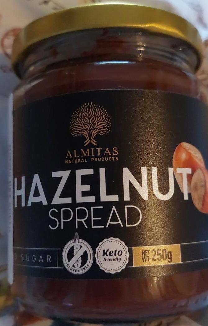 Fotografie - Hazelnut Spread No added sugar Almitas