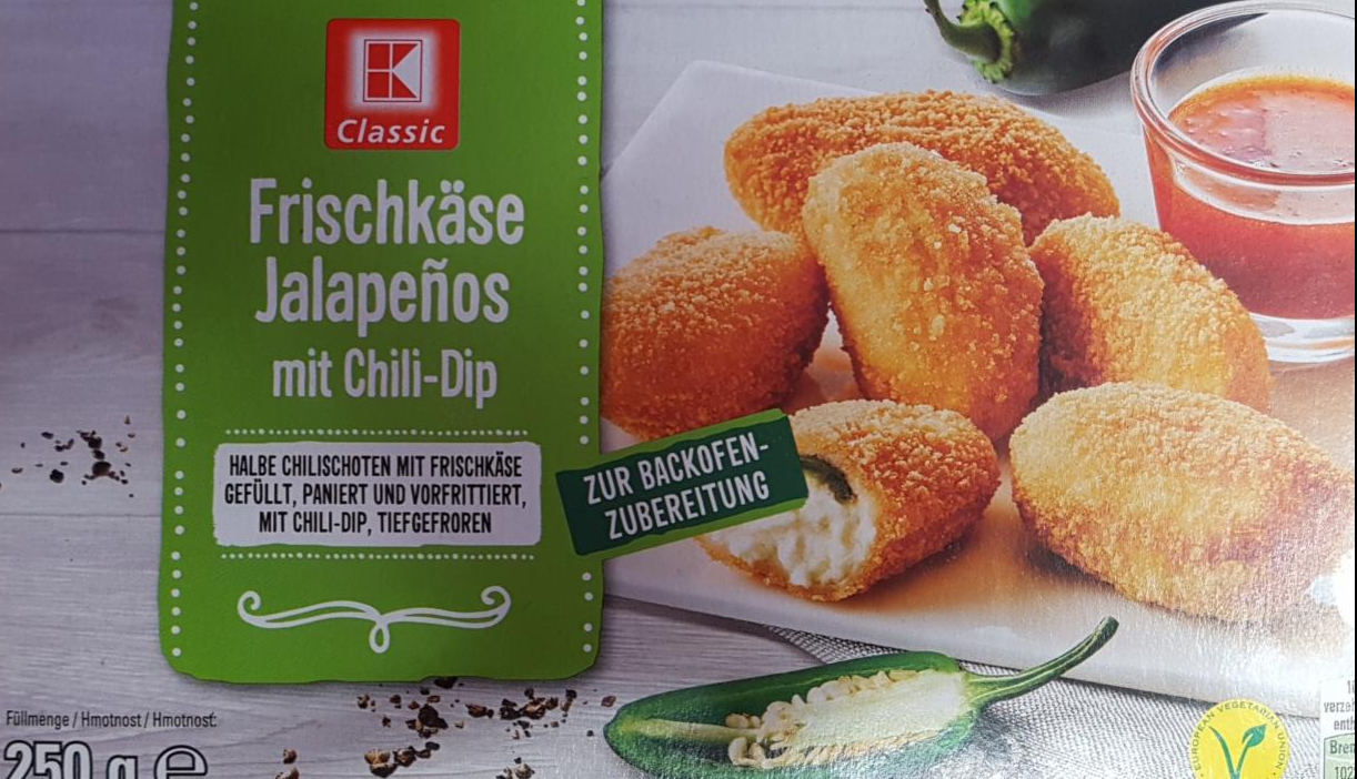 Fotografie - Čerstvý sýr s jalapeňos a chilli omáčkou K-Classic