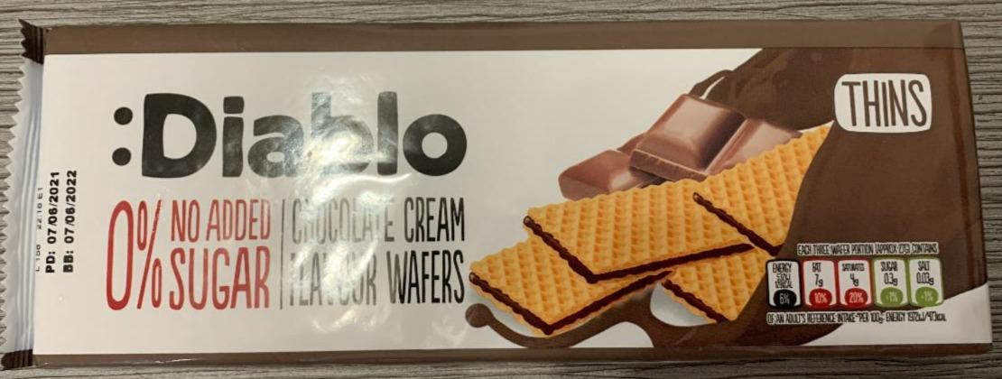 Fotografie - Chocolate Cream Wafer Thins Diablo