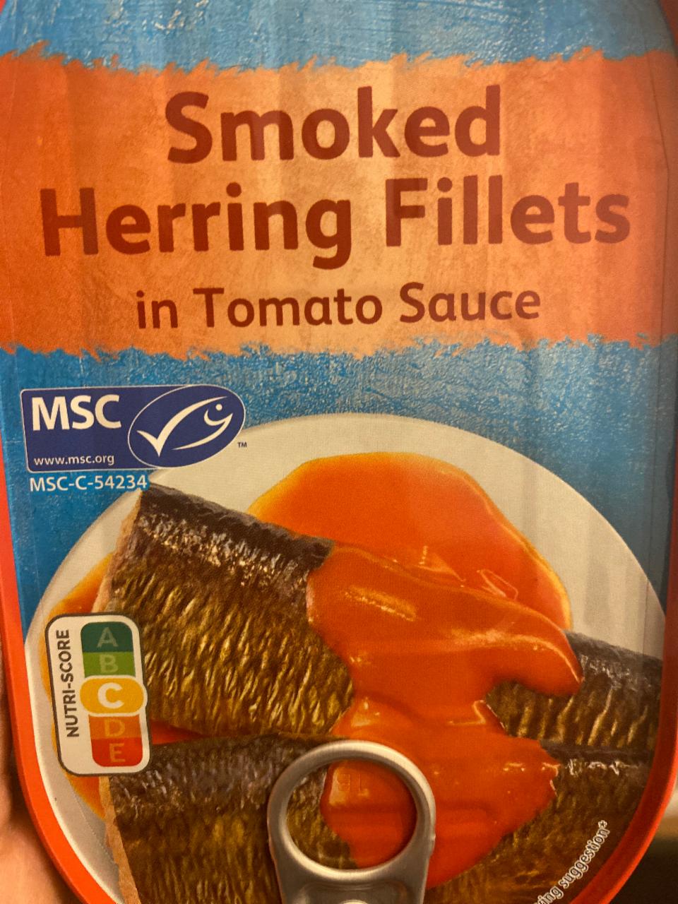 Fotografie - Smoked herring fillets in tomato sauce Nixe