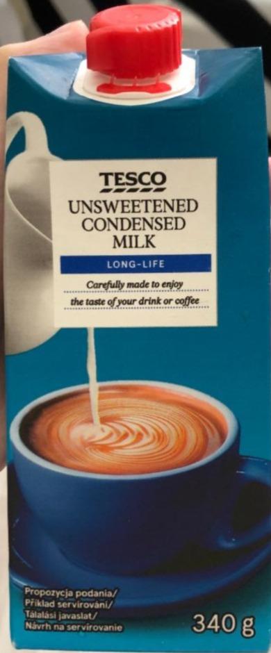 Fotografie - Unsweetened condensed milk long-life Tesco