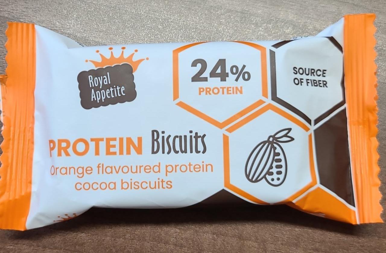 Fotografie - Protein biscuits orange flavored protein cocoa biscuits Royal Appetite