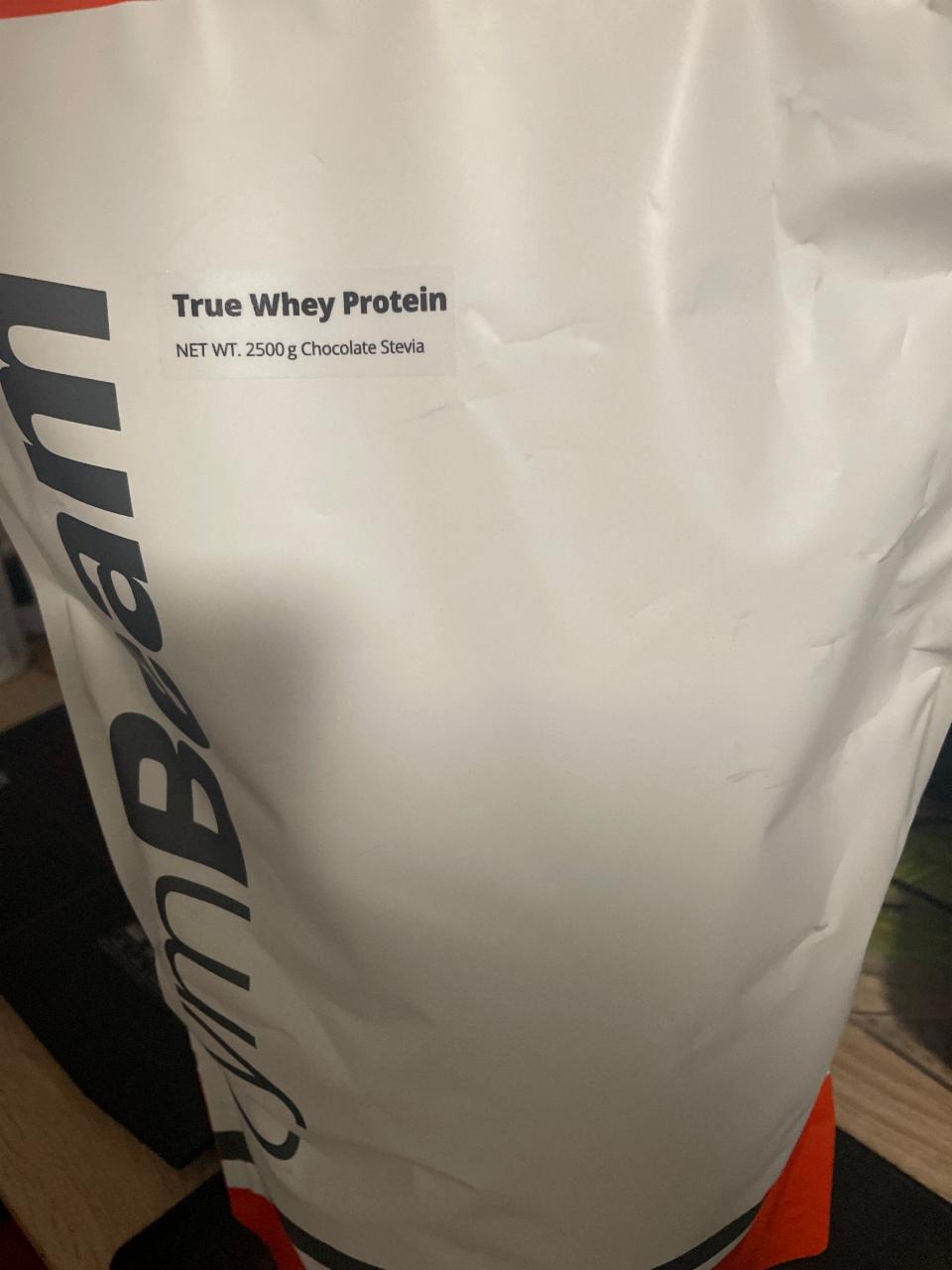 Fotografie - True Whey Protein Chocolate Stevia GymBeam