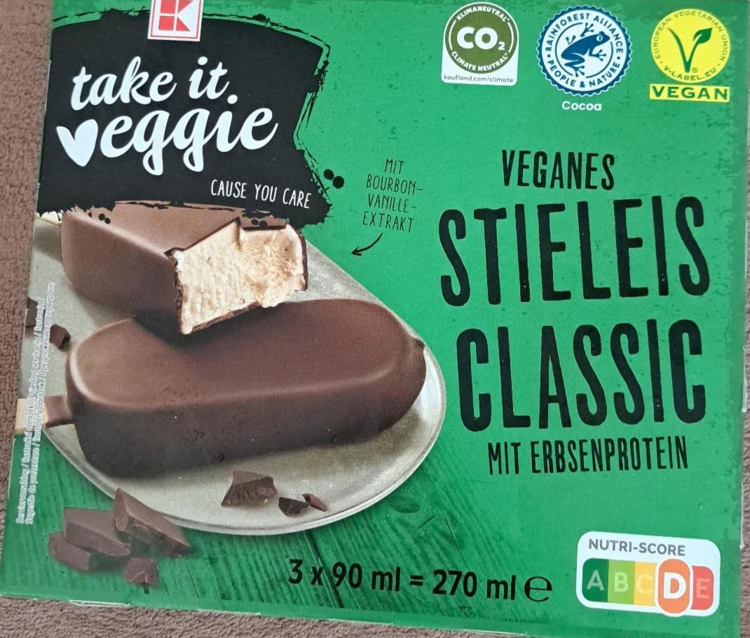 Fotografie - Veganes Stieleis Classic mit erbsenprotein K-take it veggie