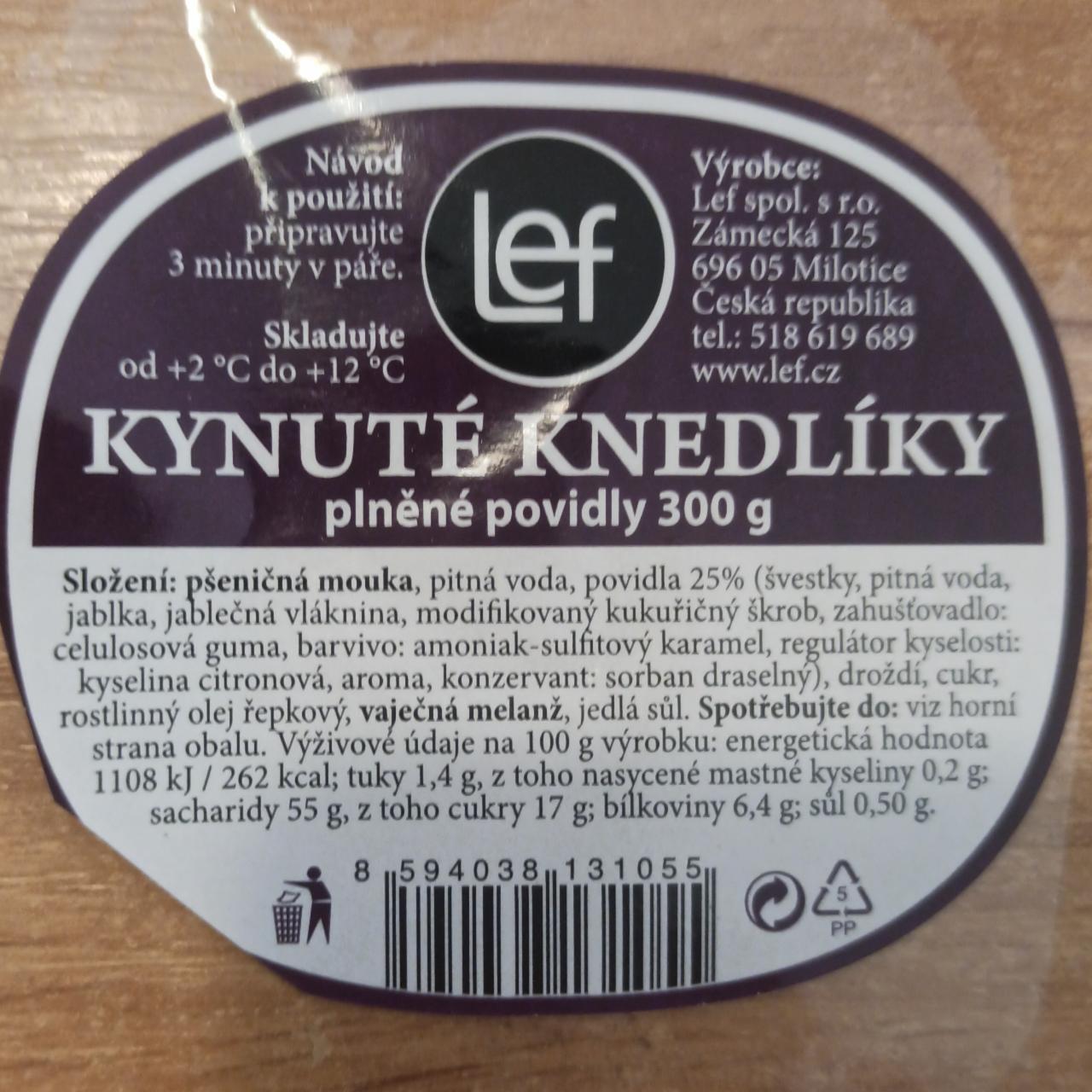 Fotografie - Kynuté knedlíky plněné povidly Lef