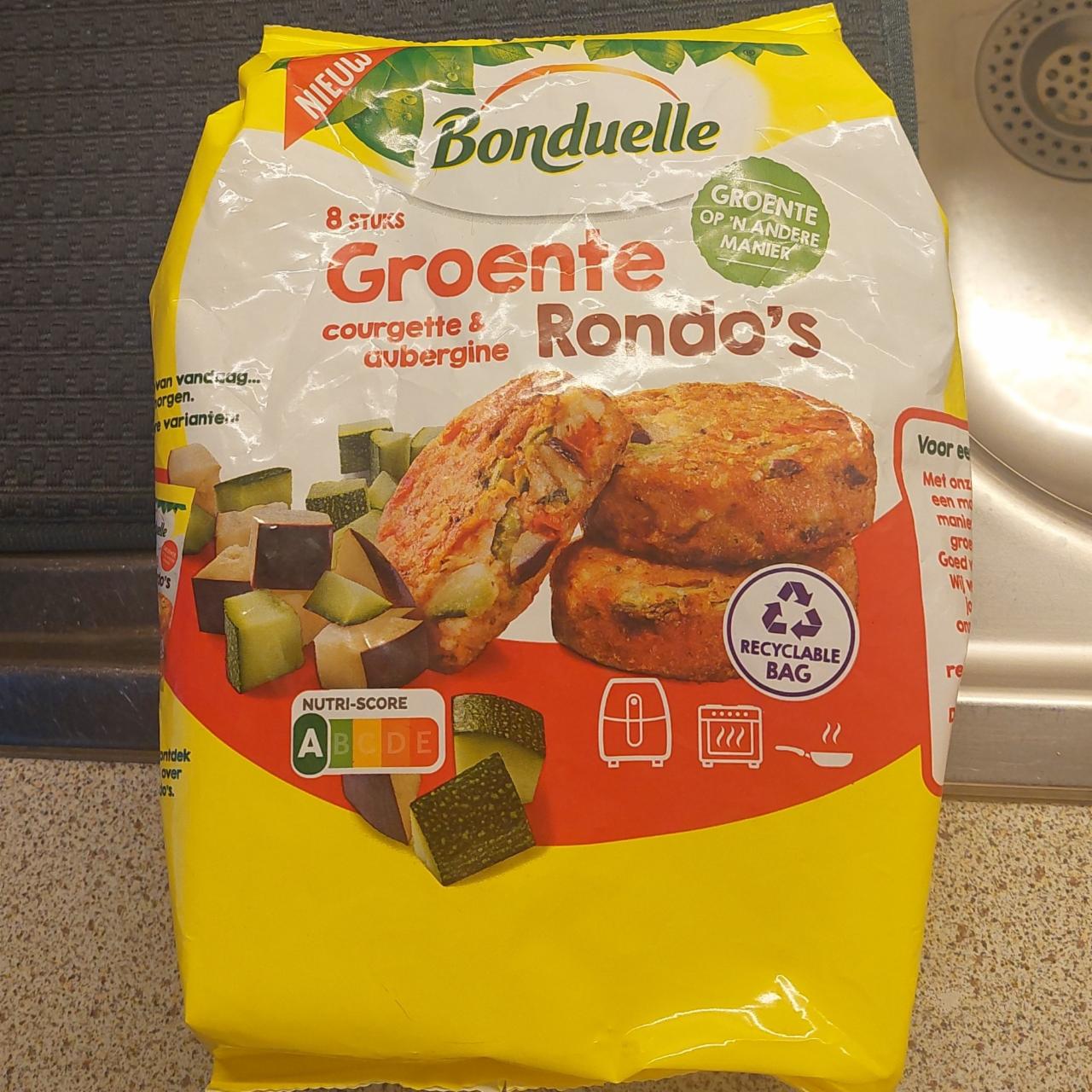 Fotografie - Groente Rondo's Courgette & Aubergine Bonduelle