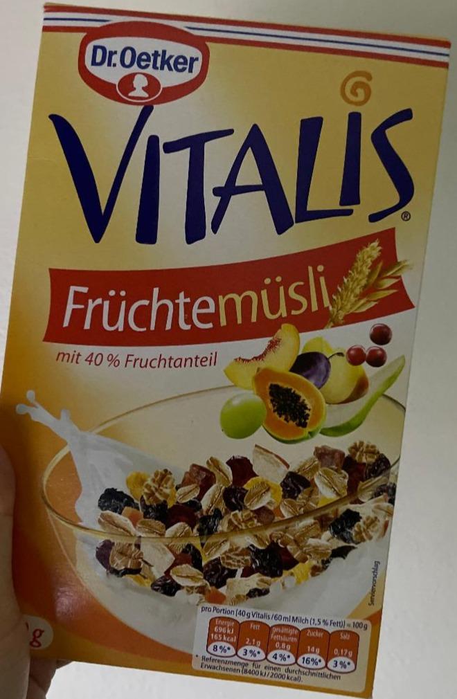 Fotografie - Vitalis Früchtemüsli Dr.Oetker