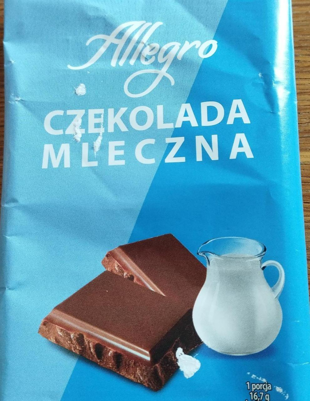 Fotografie - Czekolada mleczna Allegro