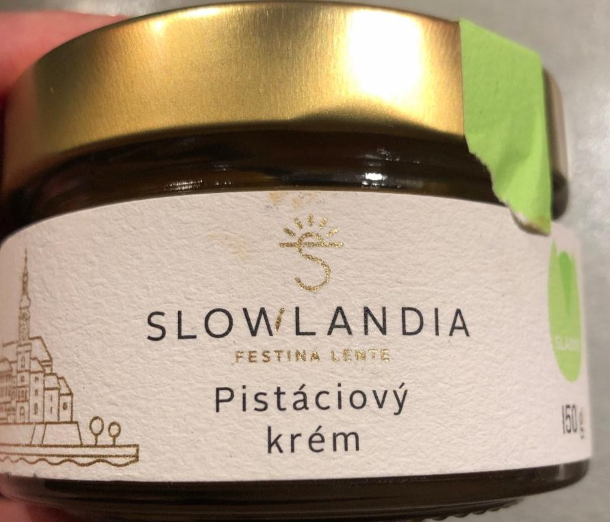 Fotografie - Slowlandia pistáciový krém