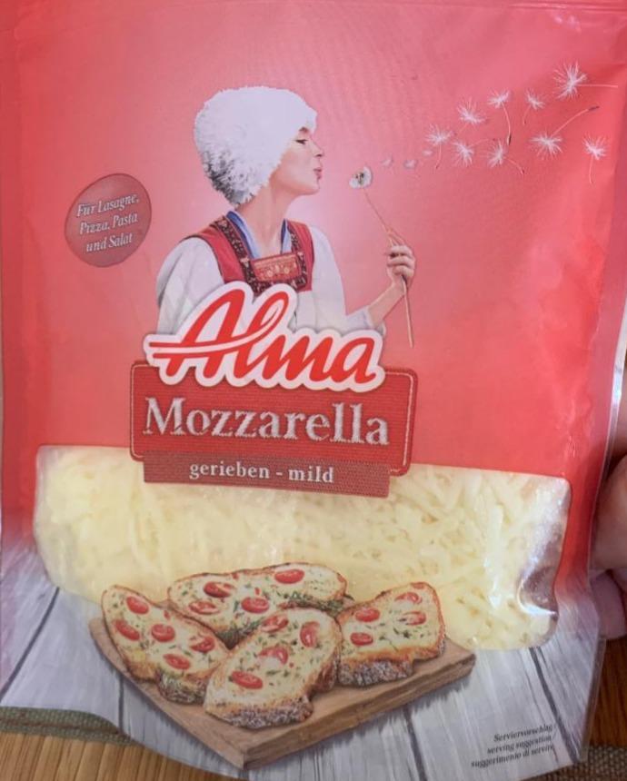 Fotografie - Mozzarella gerieben-mild Alma