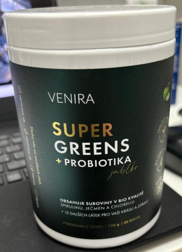 Fotografie - Super greens +probiotika jablko Venira