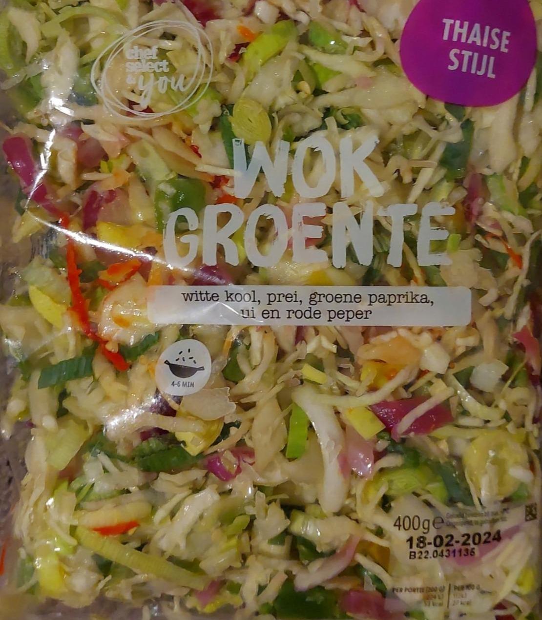 Fotografie - Wok groente thaise stijl Chef select & you