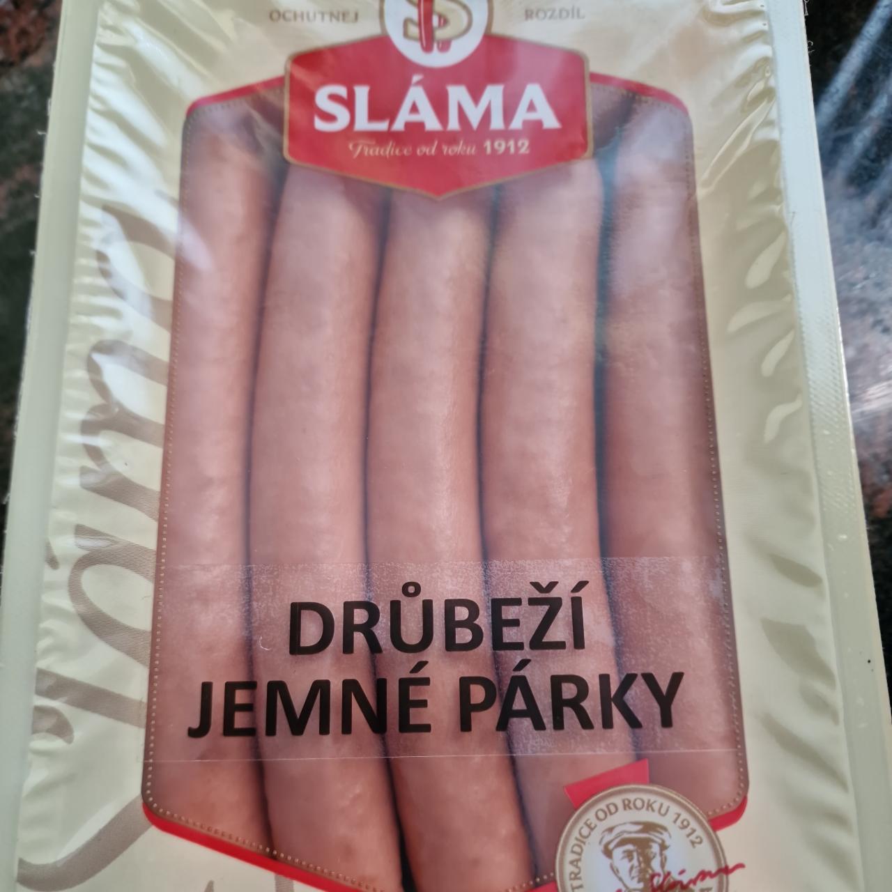 Fotografie - drůbeží jemné párky Sláma