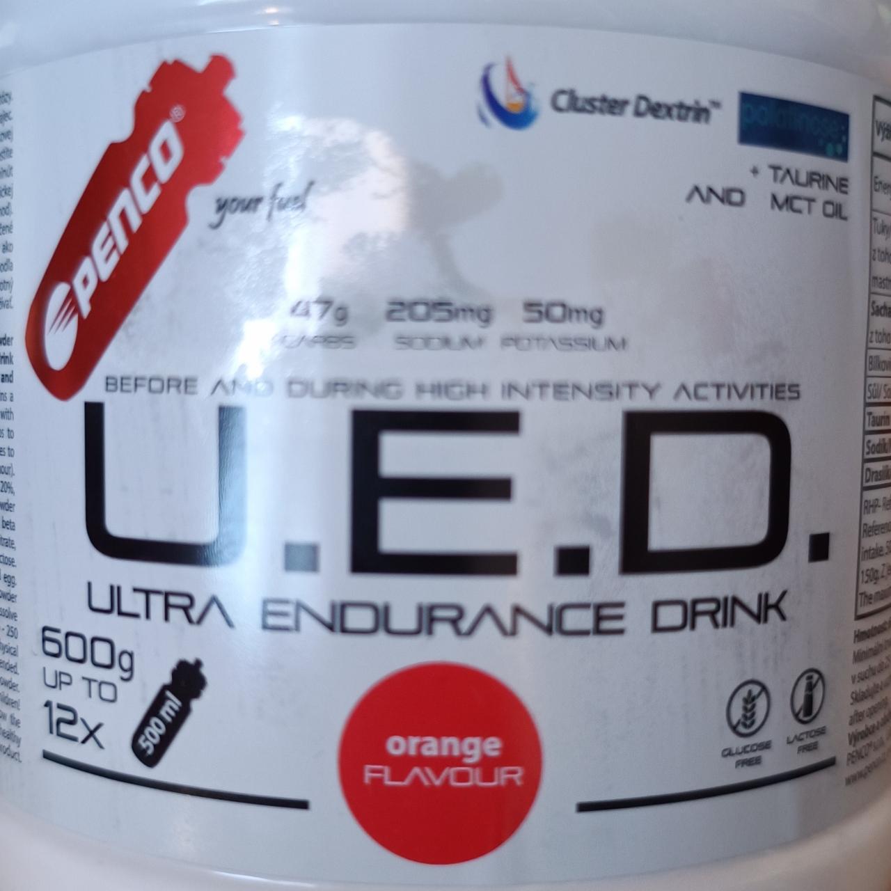 Fotografie - Ultra endurance drink orange flavour Penco