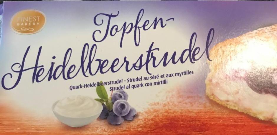 Fotografie - Topfen-Heidellbeerstrudel Finest Bakery