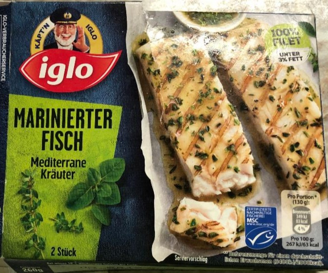 Fotografie - Marinierter Fisch Mediterrane Kräuter Iglo