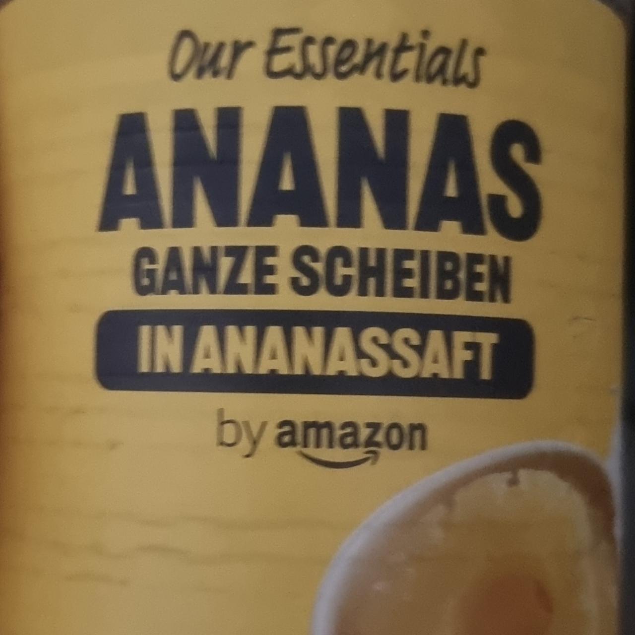 Fotografie - Our essentials ananas ganze scheiben in ananassaft by Amazon