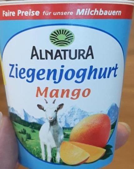 Fotografie - Ziegenjoghurt Mango Alnatura