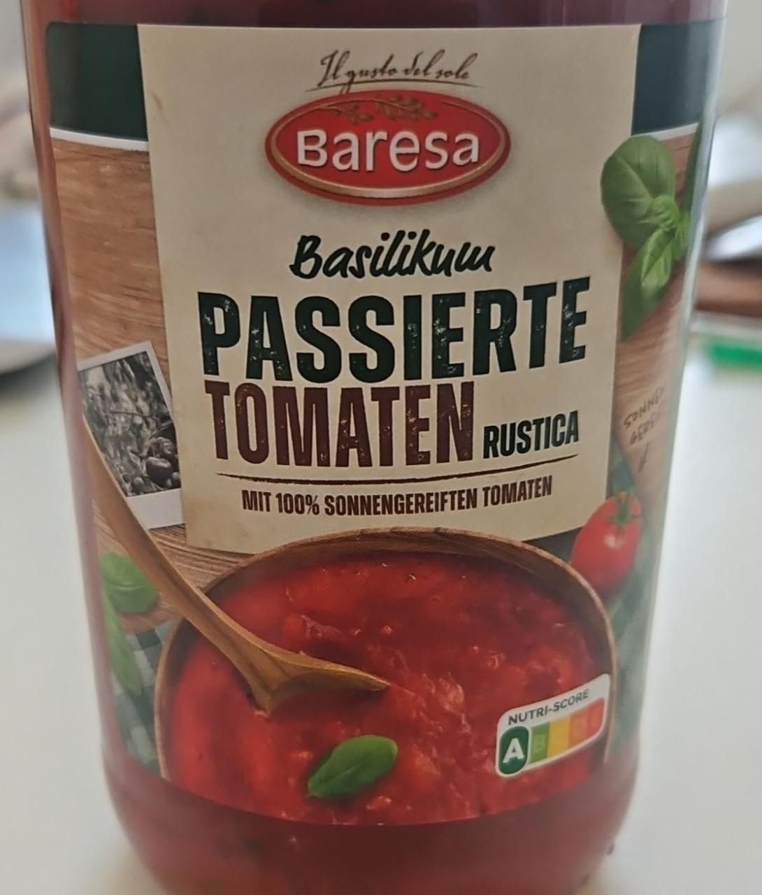 Fotografie - Passierte tomaten rustica basilikum Baresa