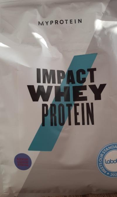 Fotografie - Impact Whey Protein Blueberry & Raspberry Stevia Myprotein